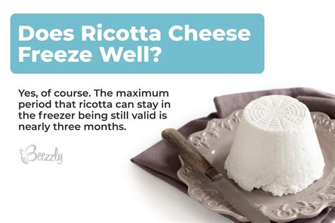 Can You Freeze Ricotta Cheese? | Detailed Guide – Beezzly