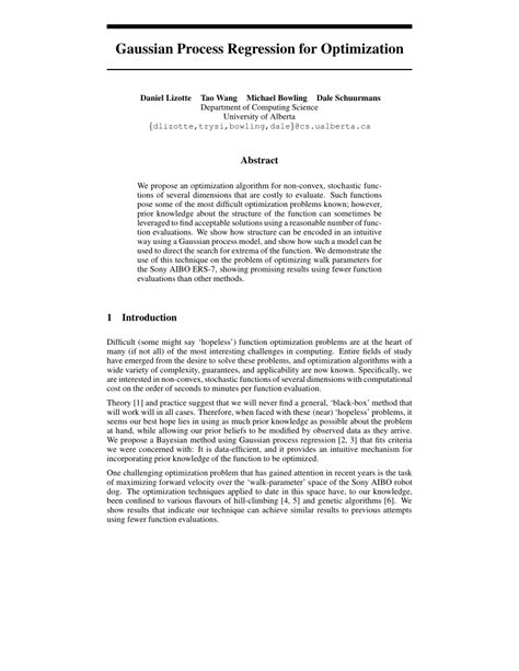 Image result for Gaussian Process Optimization