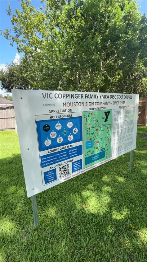 YMCA Vic Coppinger DGC - Pearland, Texas | UDisc Disc Golf Course Directory