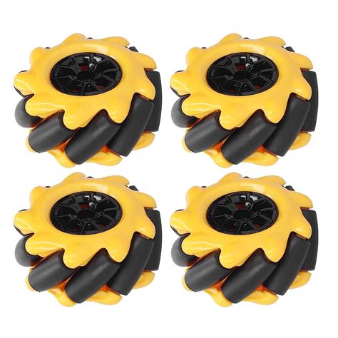 Mecanum Wheel, Durable 48Mm Reliable Robot Wheel, Firm TT Coupling Four ...