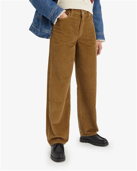 Baggy Dad Corduroy Women's Jeans - Brown | Levi's® CA