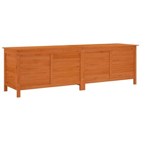 VidaXL Water Resistant Fir Engineered Wood Deck Box | Wayfair
