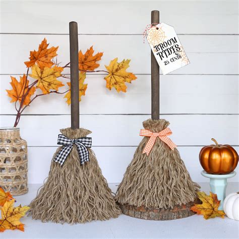 Witches' Broom Craft (Dollar Tree Plunger) - It's Always Autumn