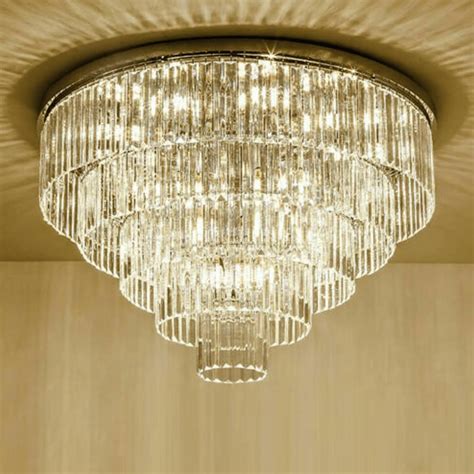 Buy Harold Electricals Logro Round Flush Mounted Ceiling Chandelier ...