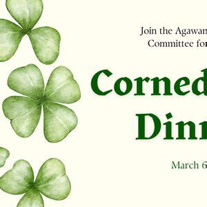 Corned Beef Dinner, Partners Restaurant & Catering, Agawam, 6 March ...