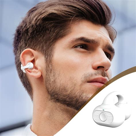 Open Ear Clip Headphones, Wireless Earbuds Bluetooth 5.3, Playback ...