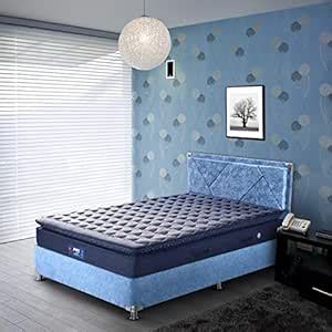 Peps Zenimo Luxury 8-inch Pillow Top Queen Size Pocketed Spring ...