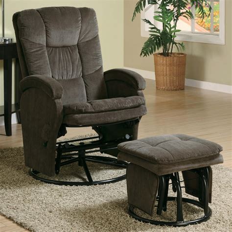 Glider chair with stool online