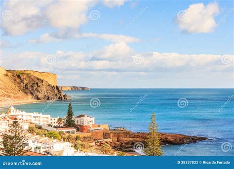 Praia Da Luz, Lagos, Algarve , Portugal Stock Photo - Image of lagos ...