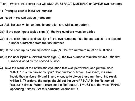 Image result for Arithmetic Shell Script