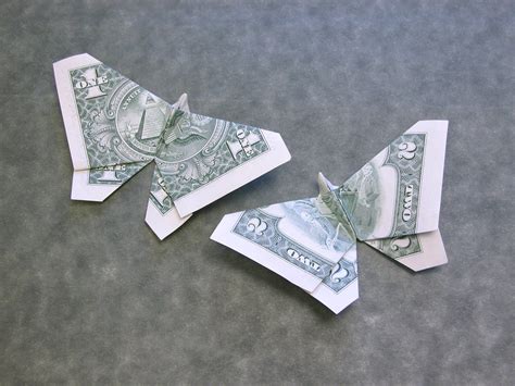 Dollar Origami Butterfly Tutorial