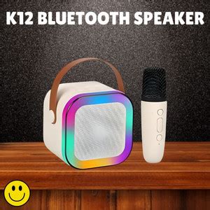 Buy Xtraa K12 (PORTABLE BLUETOOTH DESKTOP SPEAKER)With Karaoke Mic RGB ...