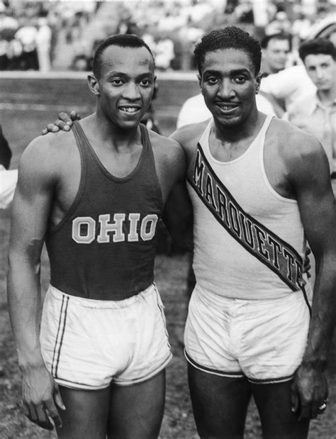 Podium Jesse Owens