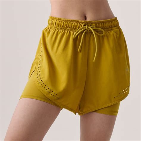 adidas by Stella McCartney TruePurpose 2-in-1 Training Shorts - Green ...