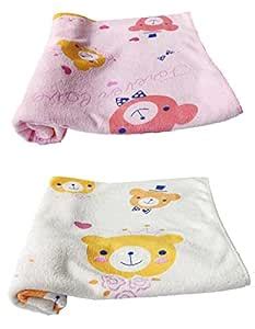 Shree Kids Soft Cotton Baby Bath Towel for Infants, New Born Babies and ...