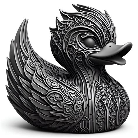 🦆 Gothic Rubber Duck・ STL File for 3D printing・Cults