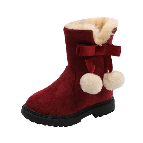 KaLI_store Little Girls Winter Boots Girl Comfortable Fashion Shoes ...