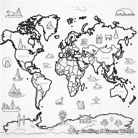 Colored World Map Printable 的图像结果