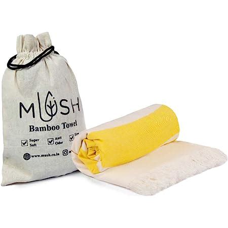 Mush 100% Bamboo Large Bath Towel | Ultra Soft, Absorbent, Light Weight ...