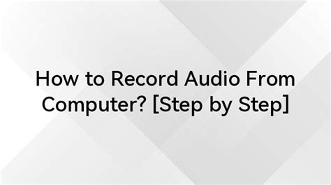 Image result for How to Do Recording On Computer