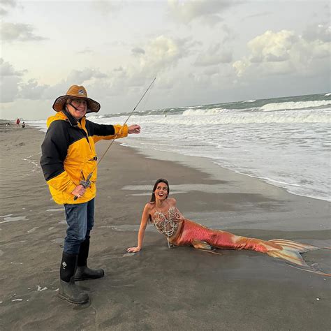 Bill Belichick and Girlfriend Jordon Hudson Dress as Fisherman and a Mermaid on Halloween