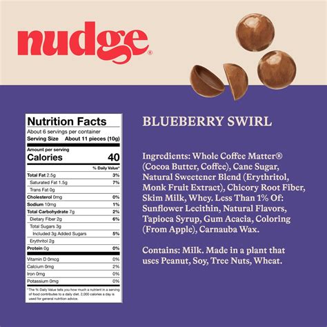 CoffeeThins Nudge Coffee Bombs, Blueberry Swirl, Low Sugar India | Ubuy