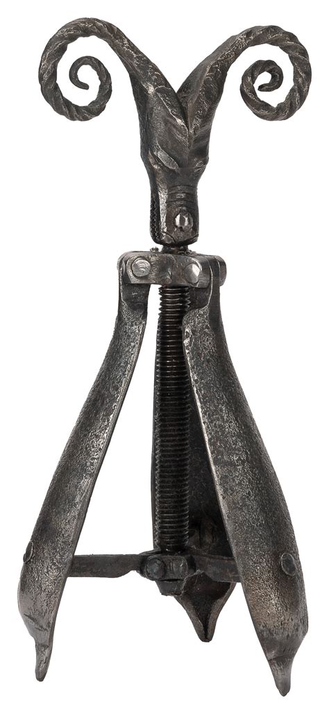 Lot Detail - Pear of Anguish Torture Device. 19th century. Metal device ...