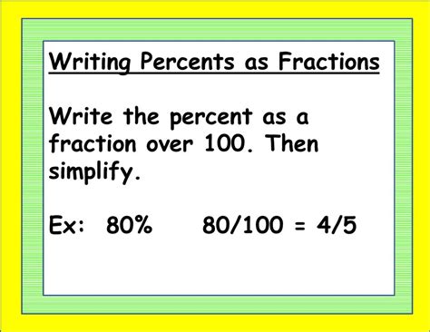 Fractions, Decimals and Percent - ppt download