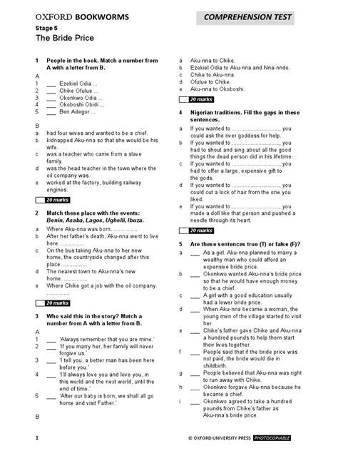 Image result for The Bride Price PDF