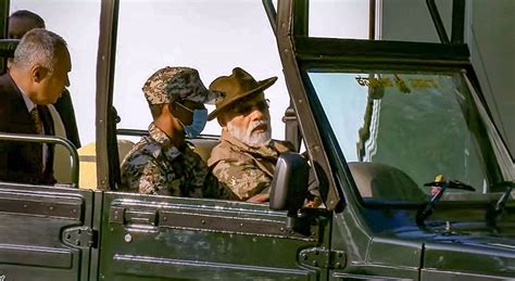 PM Modi goes on jungle safari at Bandipur Tiger Reserve in Karnataka
