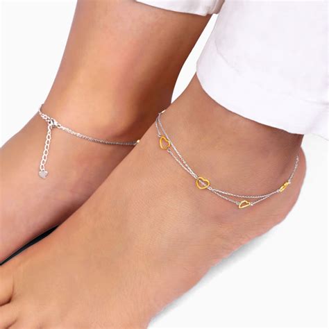 Buy Modern Designs & Classic Styles of Silver Anklets at Best Price – GIVA