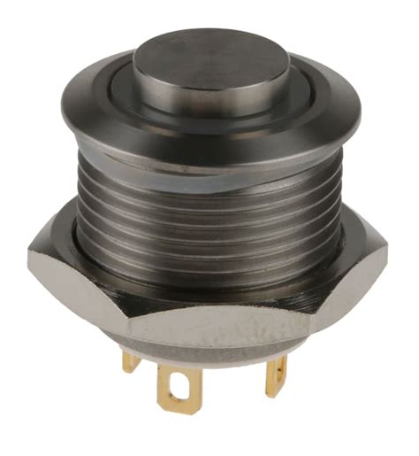 RS PRO | RS PRO Illuminated Push Button Switch, Momentary, Panel Mount ...