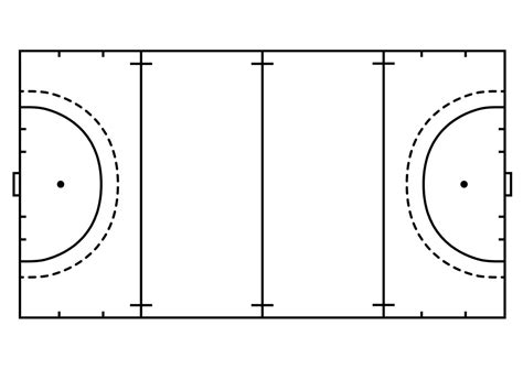 Field Hockey Field Diagram