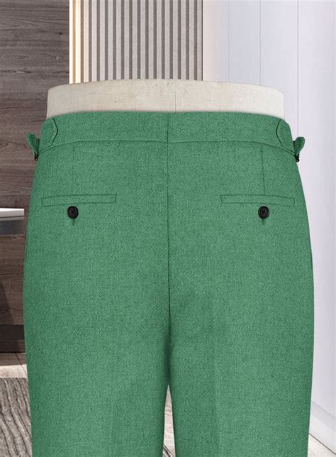 Naples Derby Green Highland Tweed Trousers – StudioSuits