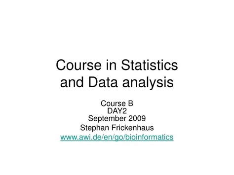 Statistics Course 的图像结果