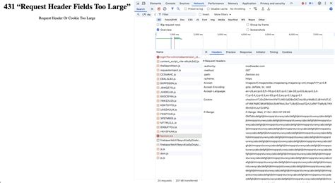 Image result for HTTP Error 431