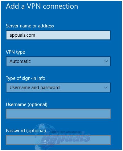 Image result for Windows 10 VPN Configuration