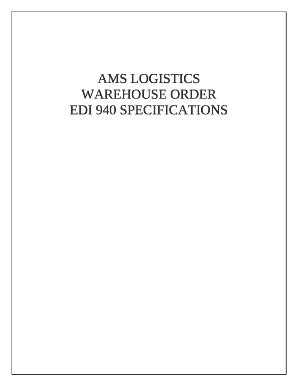 AMS LOGISTICS Doc Template | pdfFiller