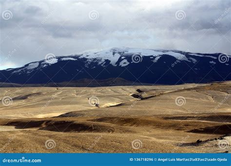 Volcanic Desert and the Katla Volcano in Iceland. Stock Photo - Image ...