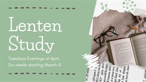 Lenten Study at South Street Christian Church - It's All Downtown | It ...
