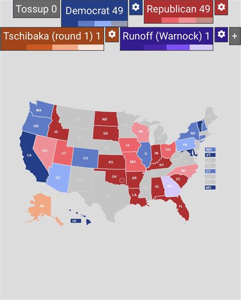 Current Senate Map 的图像结果