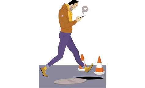 Texting While Walking Accidents 的图像结果