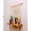 Urooz Macramé Wall Hanging Shelf |930| Indoor Boho Wall Decor for ...