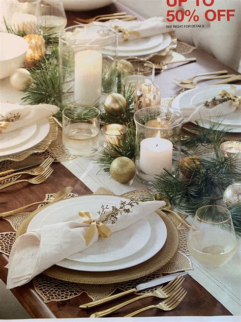 Xmas Dining Table Decor