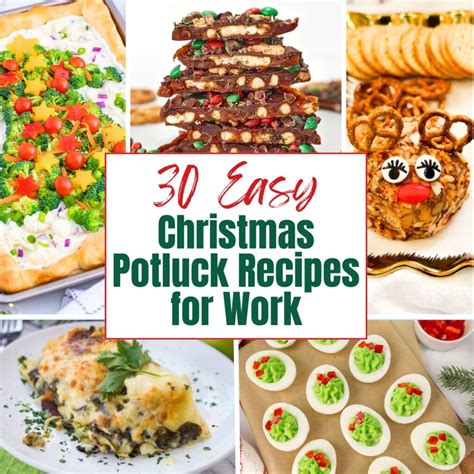 Christmas Potluck Dishes for Work - Midwestern Holidays
