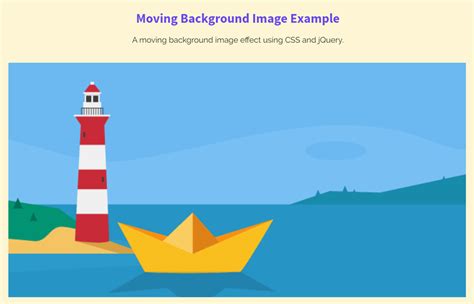 Moving Background Image CSS 的图像结果