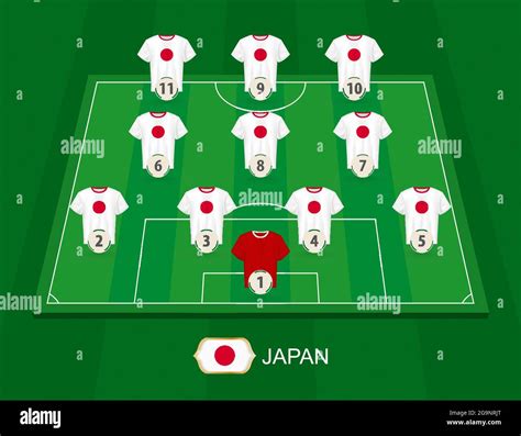 Japan national football team shirt Stock Vector Images - Alamy