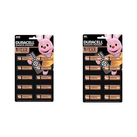Duracell Chota Power AAA Alkaline Batteries, LR03/MN2400 - Pack of 10 ...