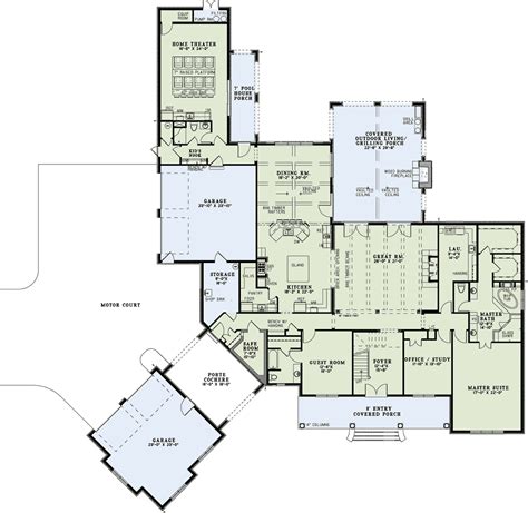 Six Bedrooms for the Large Family - 60593ND | Architectural Designs ...