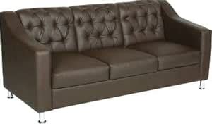 A to Z Furniture Leatheratte 3 Seater Chesterfield Sofa for Living Room ...